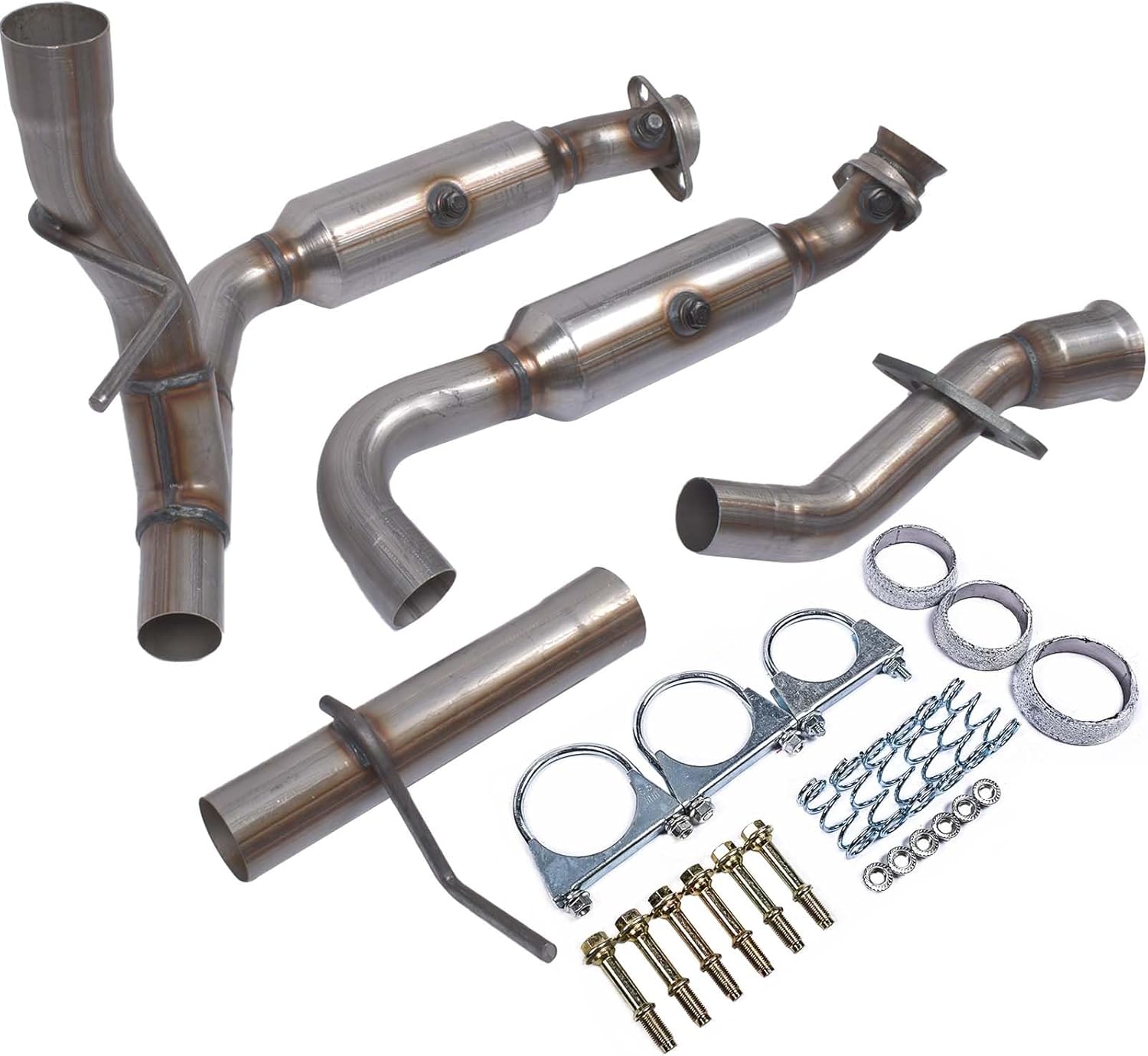 Catalytic Converters Left and Right Side Replacement for Ford F150 5.0L V8 2011 2012 2013 2014 Replaces 50567 53904 AKWH