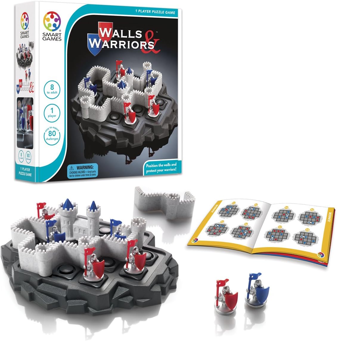 Wall & Warriors – Medieval Logic Puzzle with 80 Challenges for Ages 8+