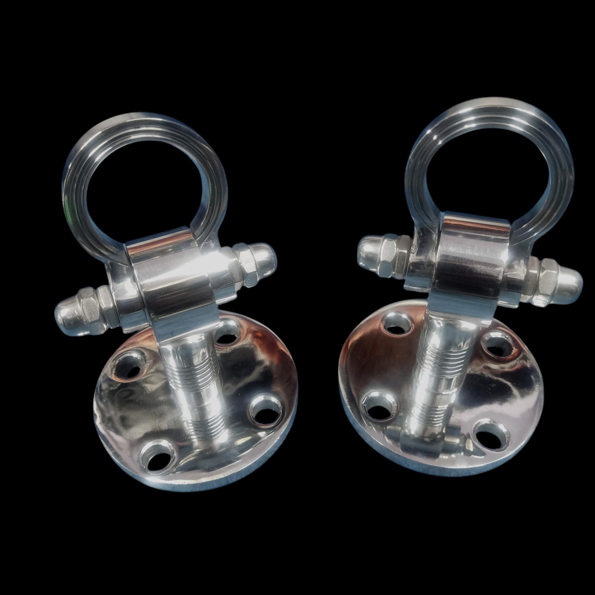 Kriya Home Decor Pure Stainless Steel HI-Grade Quality Life TIME WARRENTY, Ceiling KADA Swing, Patio 25MM Rod with Weight Capacity of 2000KG, (Pack of 2PCS) Strong and Sturdy. 1