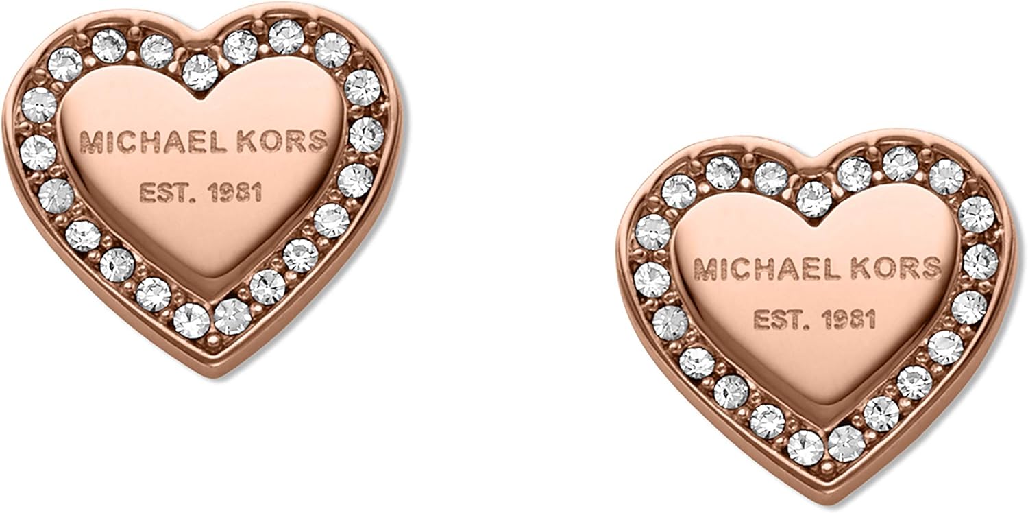 Michael Kors Gold-Tone Stud Earrings or Drop Earrings for Women; Stainless Steel Earrings; Jewelry for Women