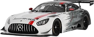 Mercedes-Benz Collection Genuine Mercedes-AMG GT3C190 ADAC RAVENOL N RBURGRING 2024 Silver/Black 1/18