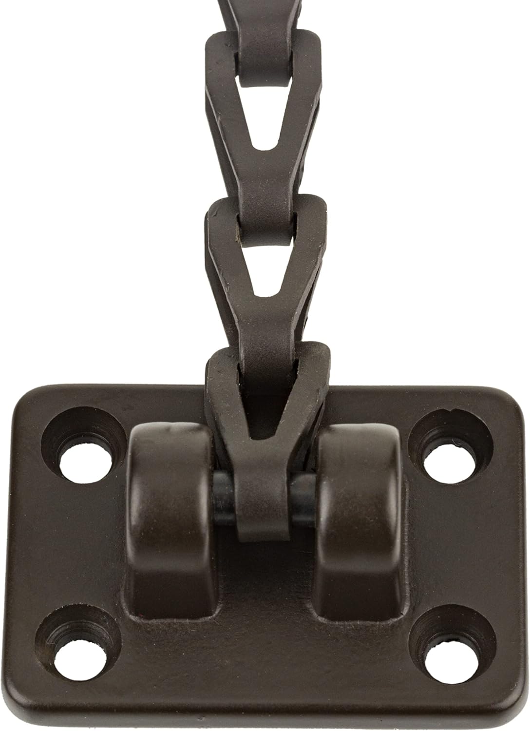 Trunk or Window Hardware - Transom Window Chain Support in Oil Rubbed Bronze | Decorative Adjustable Chain for Windows, Trunks & Other Furniture | UA-273-COB