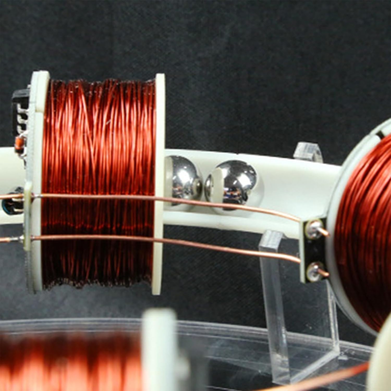 6 Coils Ring Electromagnetic Accelerator, Cyclotron Ring Accelerator, High-tech Physics Teaching Experiment Model, for Experimental Teaching, Scientific