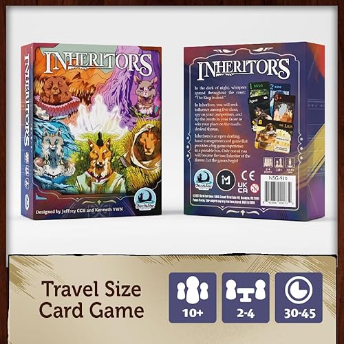 Miniatura 2 de Inheritors by North Star Games - Board Game - Small Box Strategy - Card Game - 2-4 Players - 30-45 Minute Playtime - Age 10+