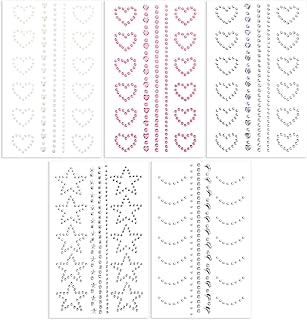 Gemas autoadhesivas para maquillaje facial, d...