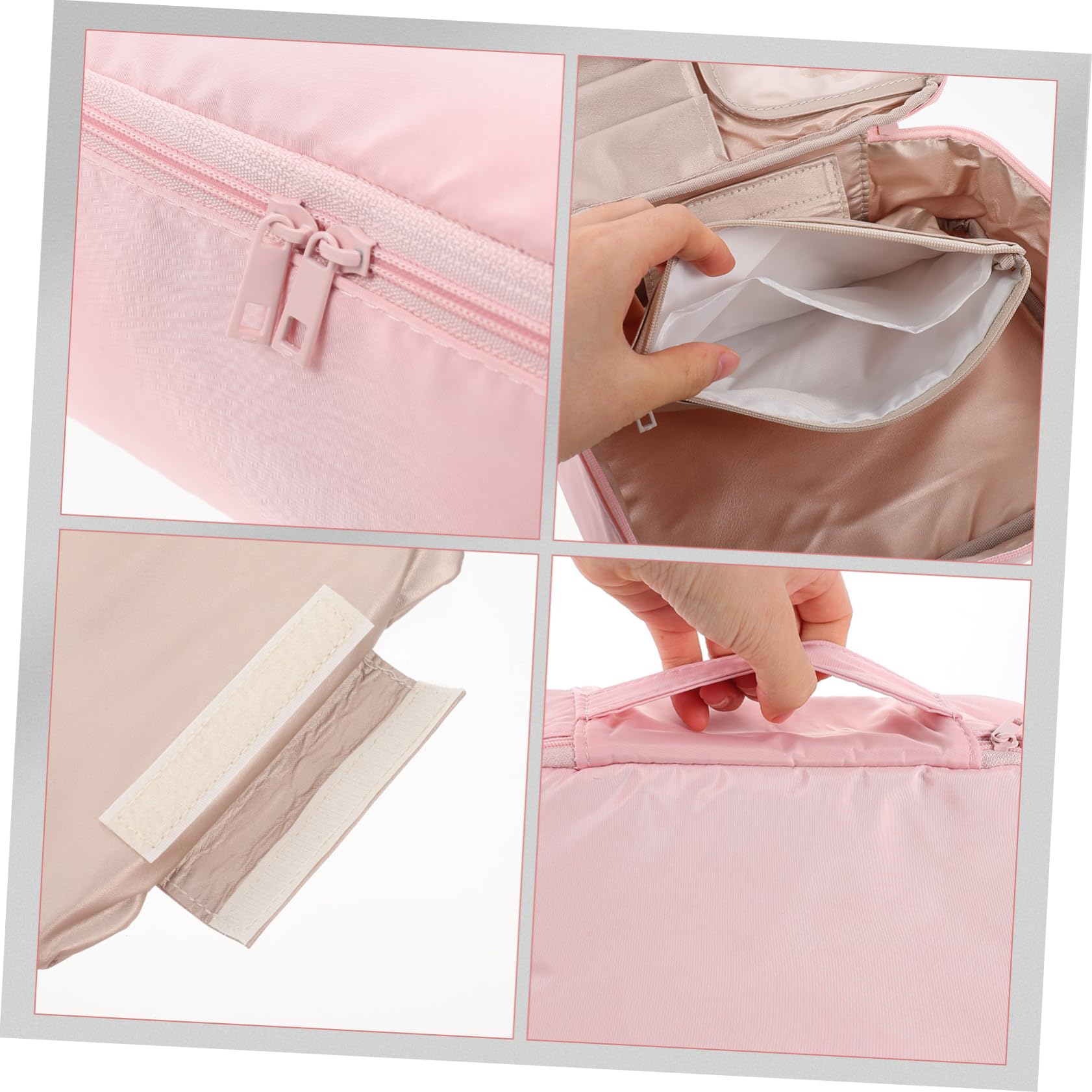 Beavorty 3piezas Bolsa De Cosméticos Grande y Elegante Neceser De Viaje Multifuncional para Maquillaje Accesorios y Joyas Organizador De Viaje