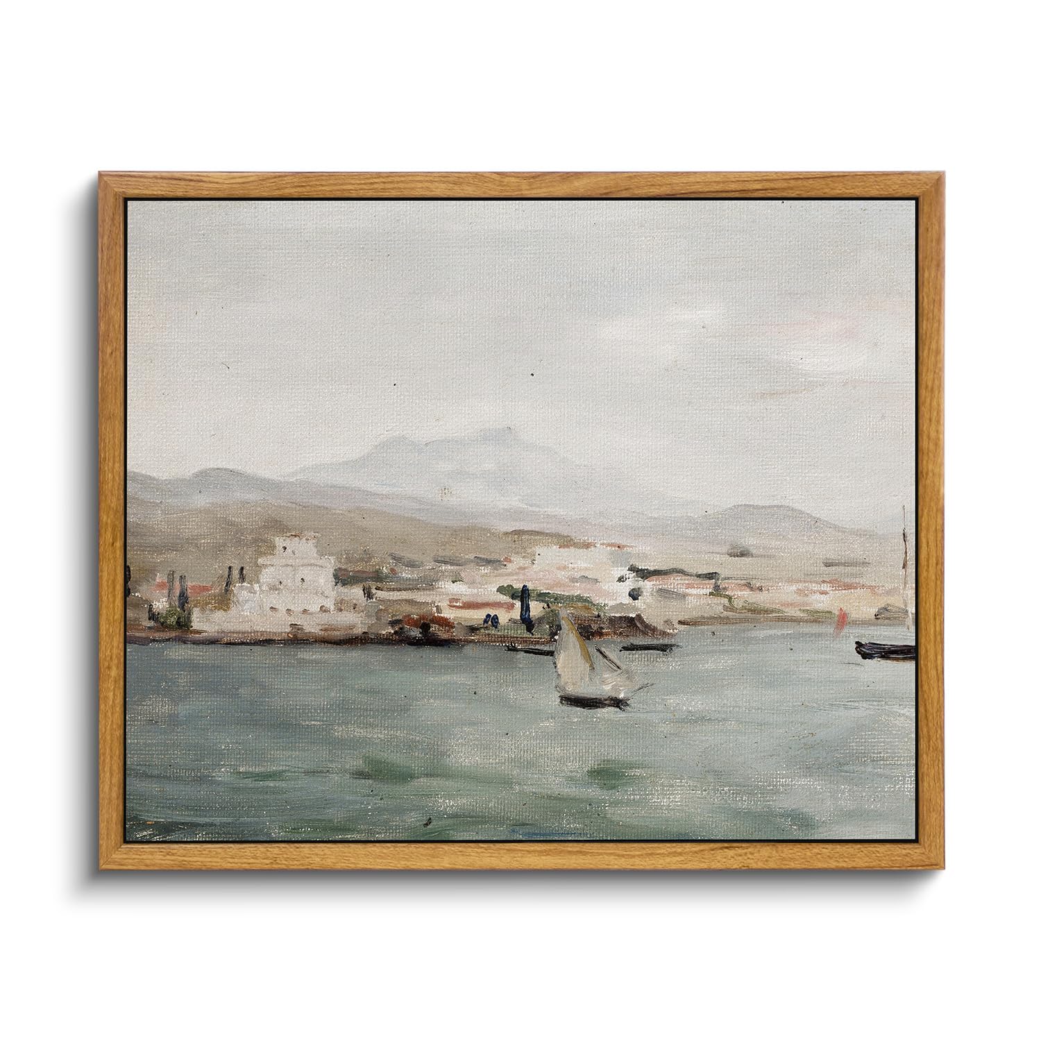 VIYYIEA Vintage Framed Black Dog Wall Art, Bedroom Living Room Minimalist Animal Art Decor, Antique Dog Canvas Print Paintings, Home Farmhouse Retro Still Life Decor, 12x16 Inch — view 11