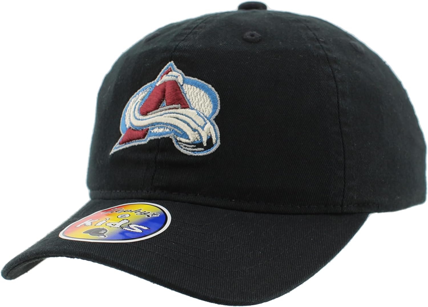 ZHATS NHL Unisex Kids NHL Officially Licensed Youth Adjustable Hat Scholarship Icon Black