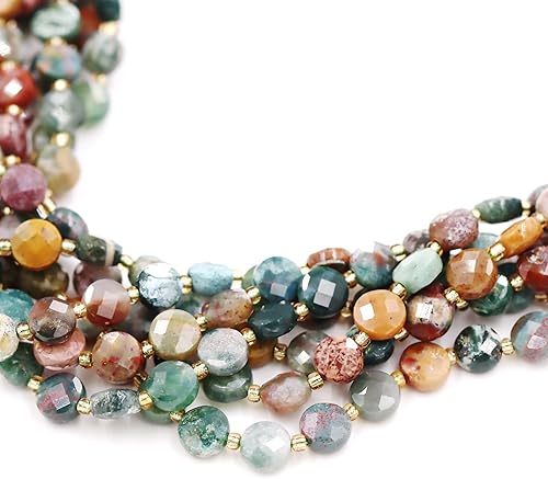 Miniatura 107 de Cuentas de piedras preciosas de primera calidad para la fabricación de joyas, cuentas de piedra natural preciosa al por mayor, 2 hebras de granate