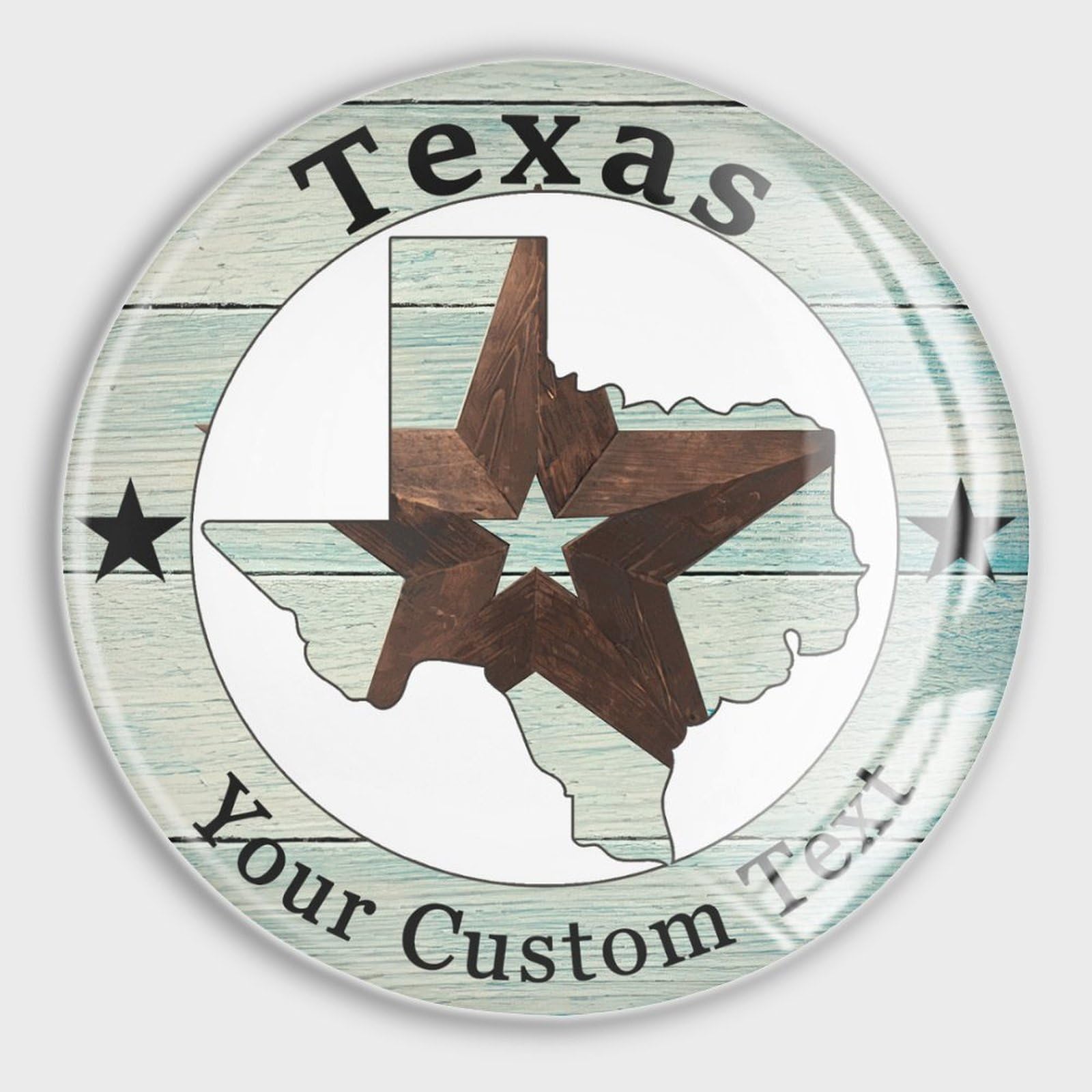 Aimants puissants frigo verre etoiles du Texas deco cuisine