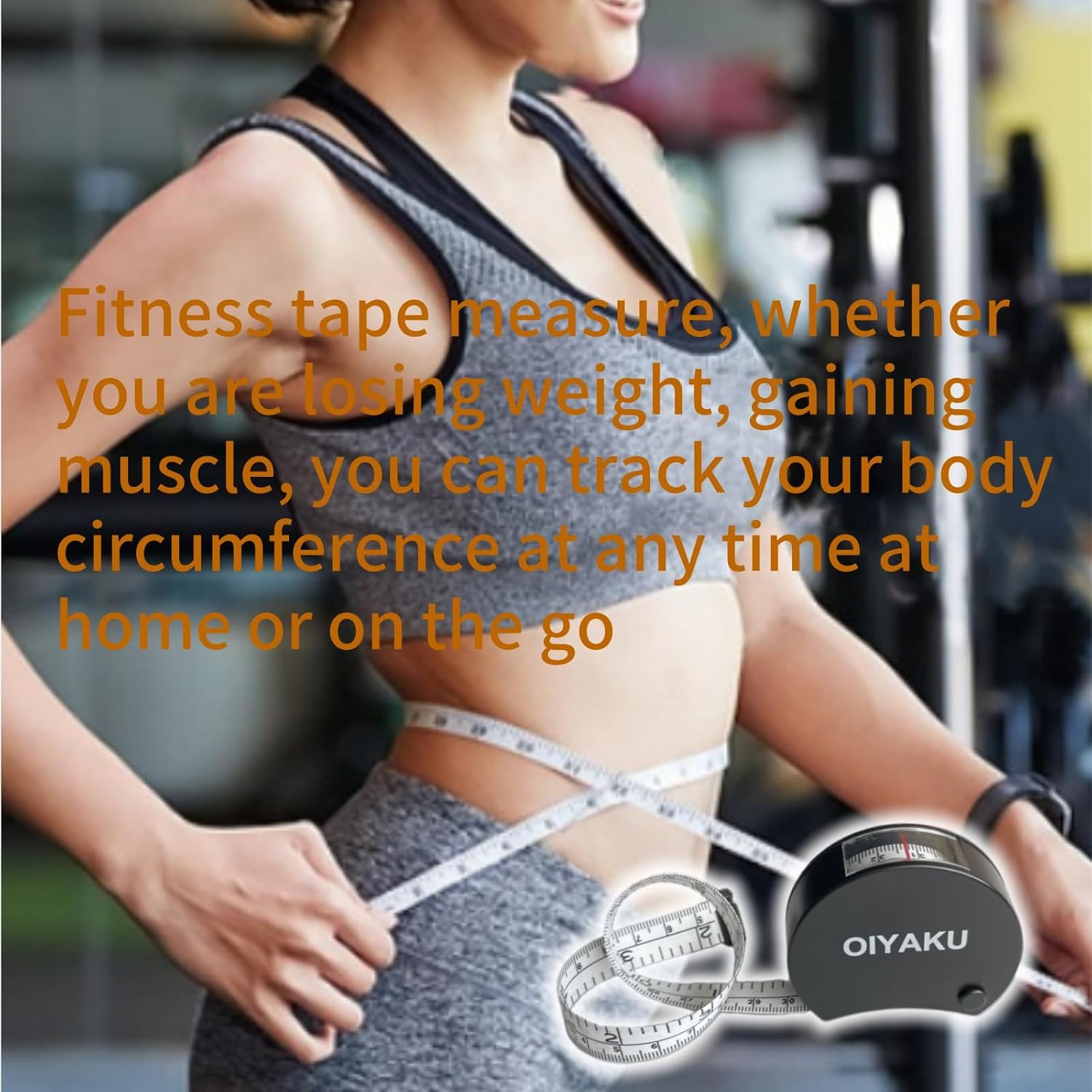 Tape Measure Body Measuring Tape Window Reading Retractable Soft Dual-Scale Tape with Lock Button for Weight Loss Muscle Building Sewing Tailor pet & Medical Measurements 60inch Fashion Tape