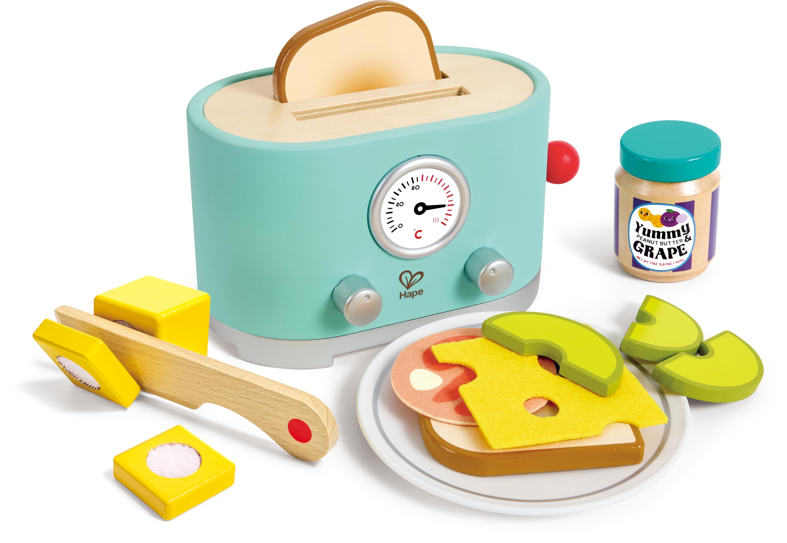 Amazon.com: Hape Ding & Pop-Up Toaster : Home & Kitchen