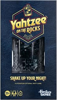 Yahtzee On the Rocks Dice Game | Adult Party Game with Fun Challenges for Ages 21+ | 2 to 6 Players | 20 Mins. | Great Gifts for Adults