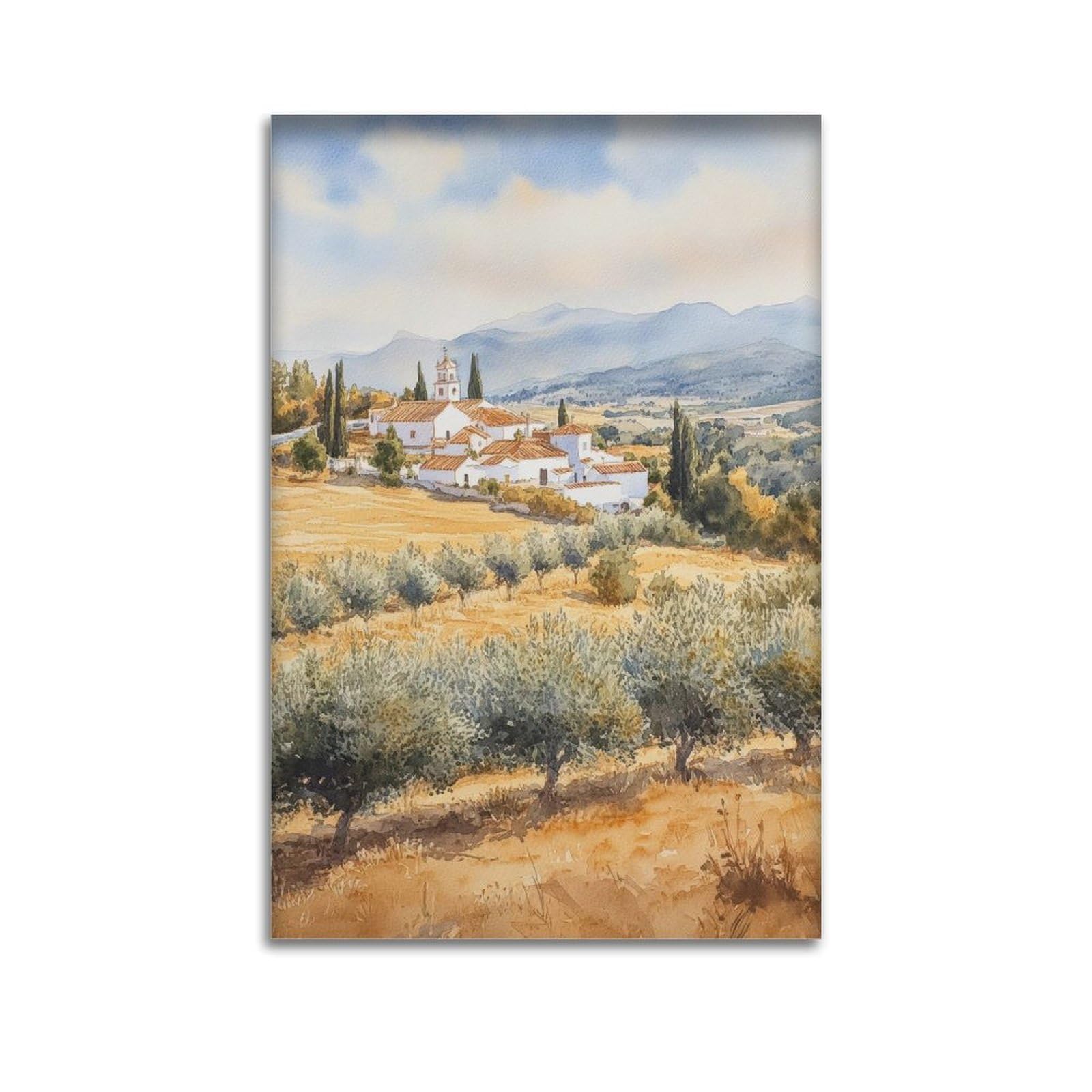 xiaoxiaoshen Andalucia Travel Spain Landscape Scenic Spanish Country Iconic Alhambra_3 Canvas Poster Wall Art Prints Room Aesthetic Murals Bedroom And Living Decorations 20x30inch(50x75cm)