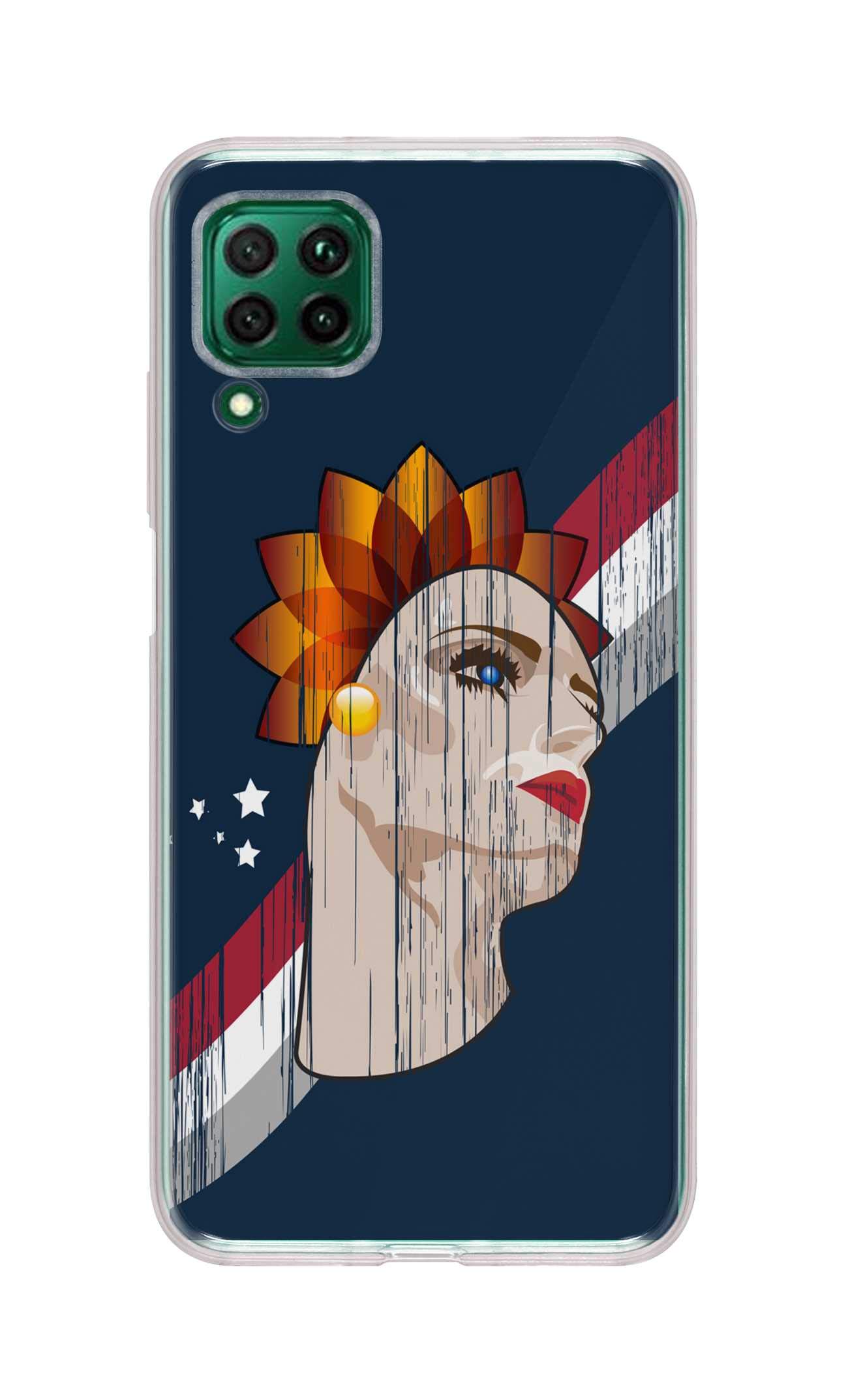 Stylizedd Huawei Nova 7i / Nova 6SE / P40 Lite Classic Clear Case Soft TPU Gel Thin Transparent Cover [ Designed Case for Huawei Nova 7i / Nova 6SE / P40 Lite ] - Somali Giraffe Skin Full Print