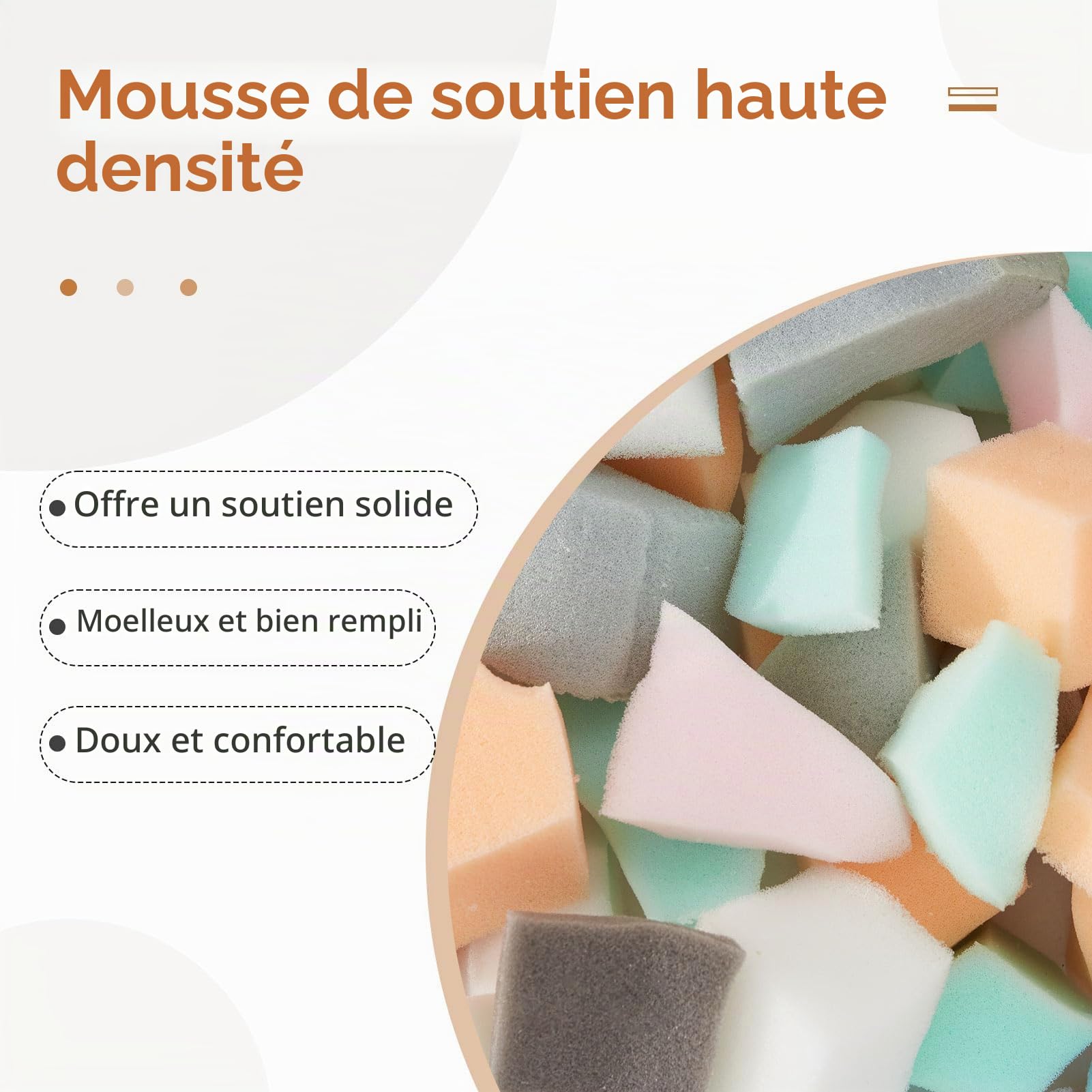 MAXYOYO Énorme lit-pouf, chaise-pouf carrée, grand canapé avec revêtement en fausse fourrure et rembourrage duveteux pour adultes, couples, invités (Cord-Gris, 135x190 cm)