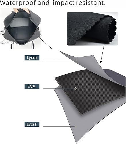 Miniatura 3 de EINENG Tennis Tote Bag, Tennis Racket Shoulder Bag for racquet with, Large Pickleball Tote Bag with Zipper & Shoulder Strap for Badminton Racquet,