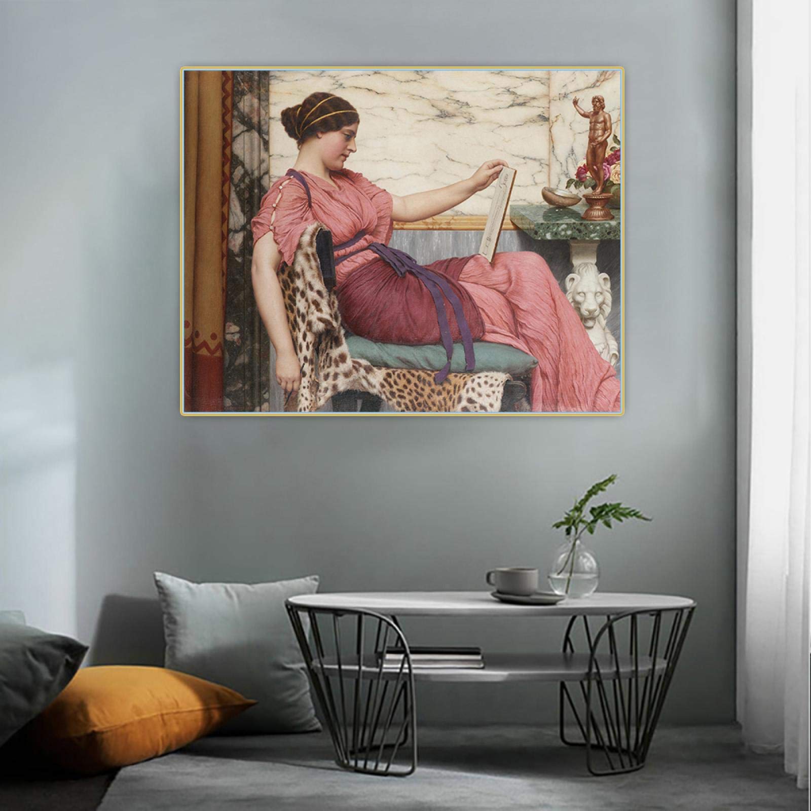Grand Tableau John William Godward - Décoration