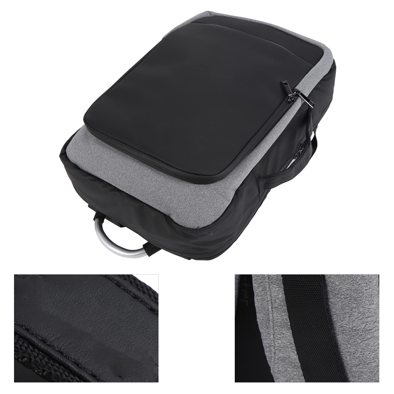 Zaini, Zaino Portatile per Laptop in Acciaio Al Titanio per Viaggiatori in Viaggio per Lavoro per Impiegati