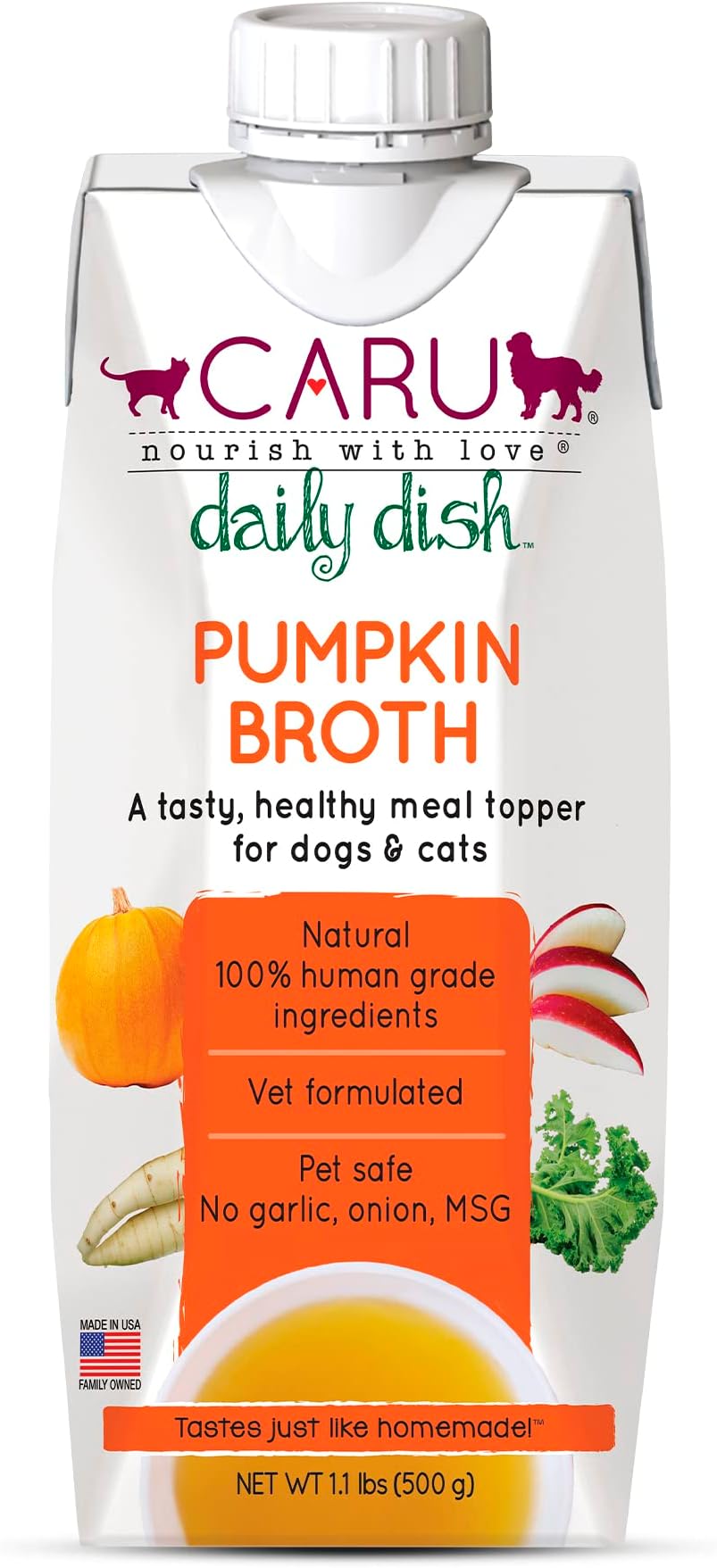 Daily Dish Broth Pumpkin Broth 500gr Cat & Dog Food