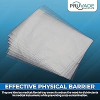 Vista 5 de Fundas de plástico para bandejas dentales Caja de 500 Cubiertas desechables transparentes para tatuajes y bandejas dentales Hecho de plástico