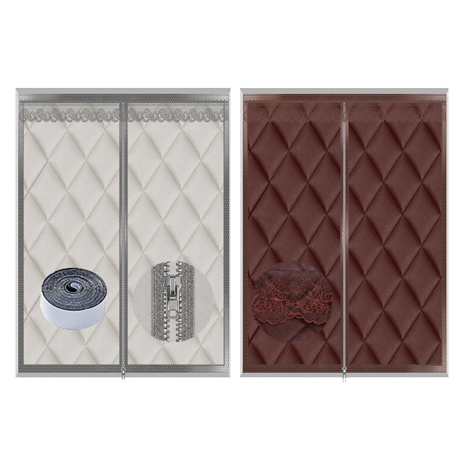 Cubierta Térmica para Ventana Kit de Sellado Cortavientos Invierno