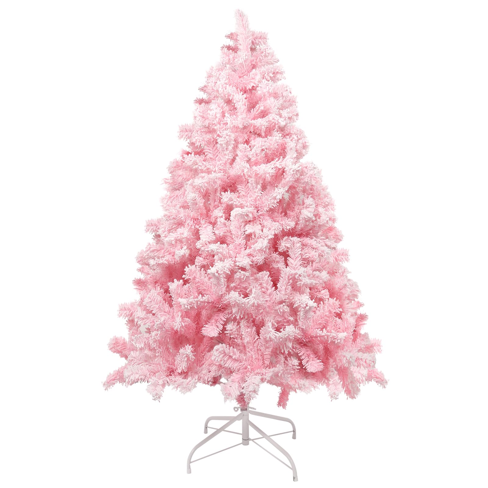 Sapin de Noël artificiel rose de 180cm idéal pour illuminer votre salon en fêtes