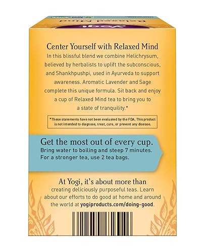 Miniatura 3 de Yogi Té de mente relajada - 16 bolsas de té