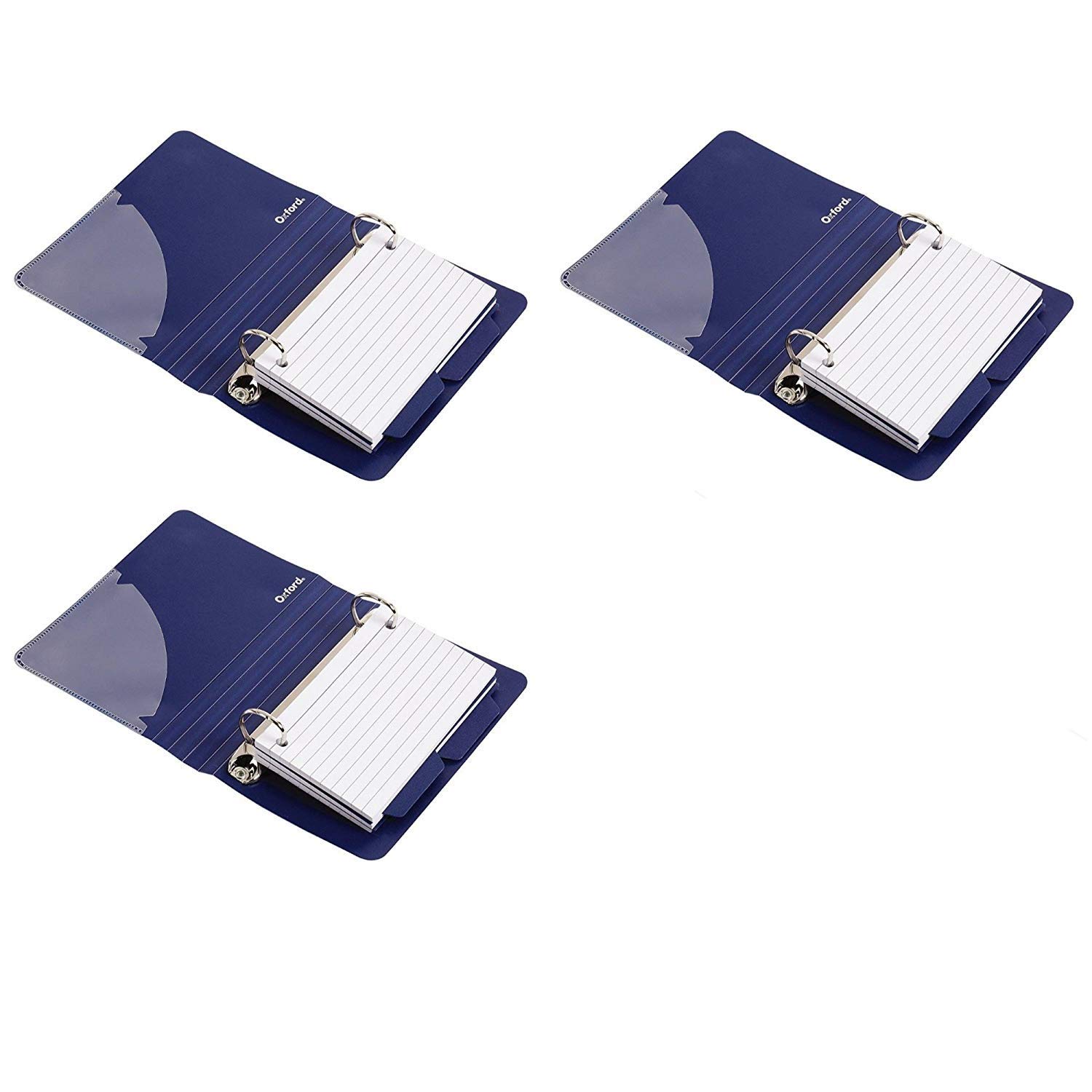 oxford index card binder Index Card: Spiral w/Poly Covers - 3x5 main image 0