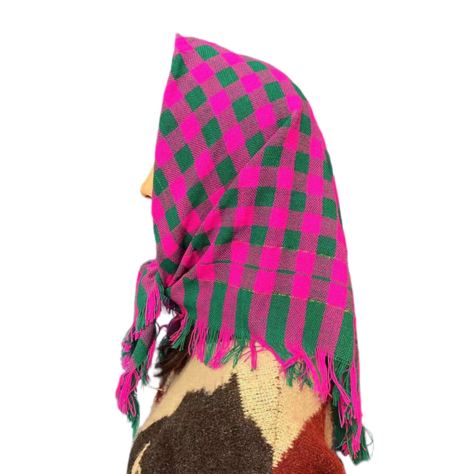 MICFENY Classical Bandana Scarf Wind Resistant Soft Fabric Hijab For Hiking Cycling Running Women Travel Accessories