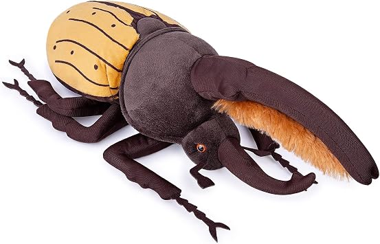 Tiny Heart Ultra Realistic Great Halberd Beetle Plush Plush Toy, 9.8" Soft and Fluffy Insect Stuffed Animal Figure Very Fun Kids Gifts Home Decor Pumps Collectibles...