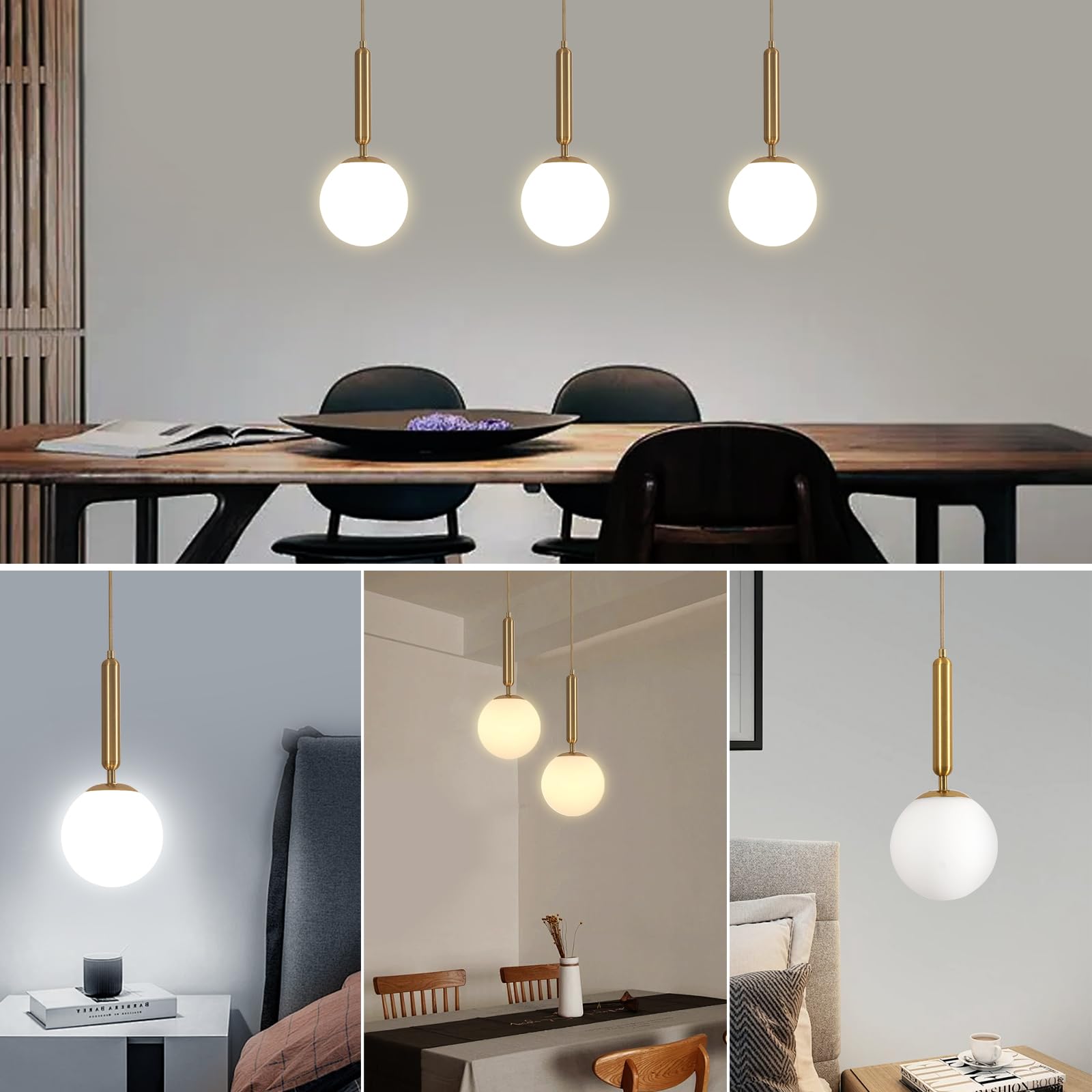 DELIPOP Hängelampe Rondo, Moderne Pendelleuchte E27