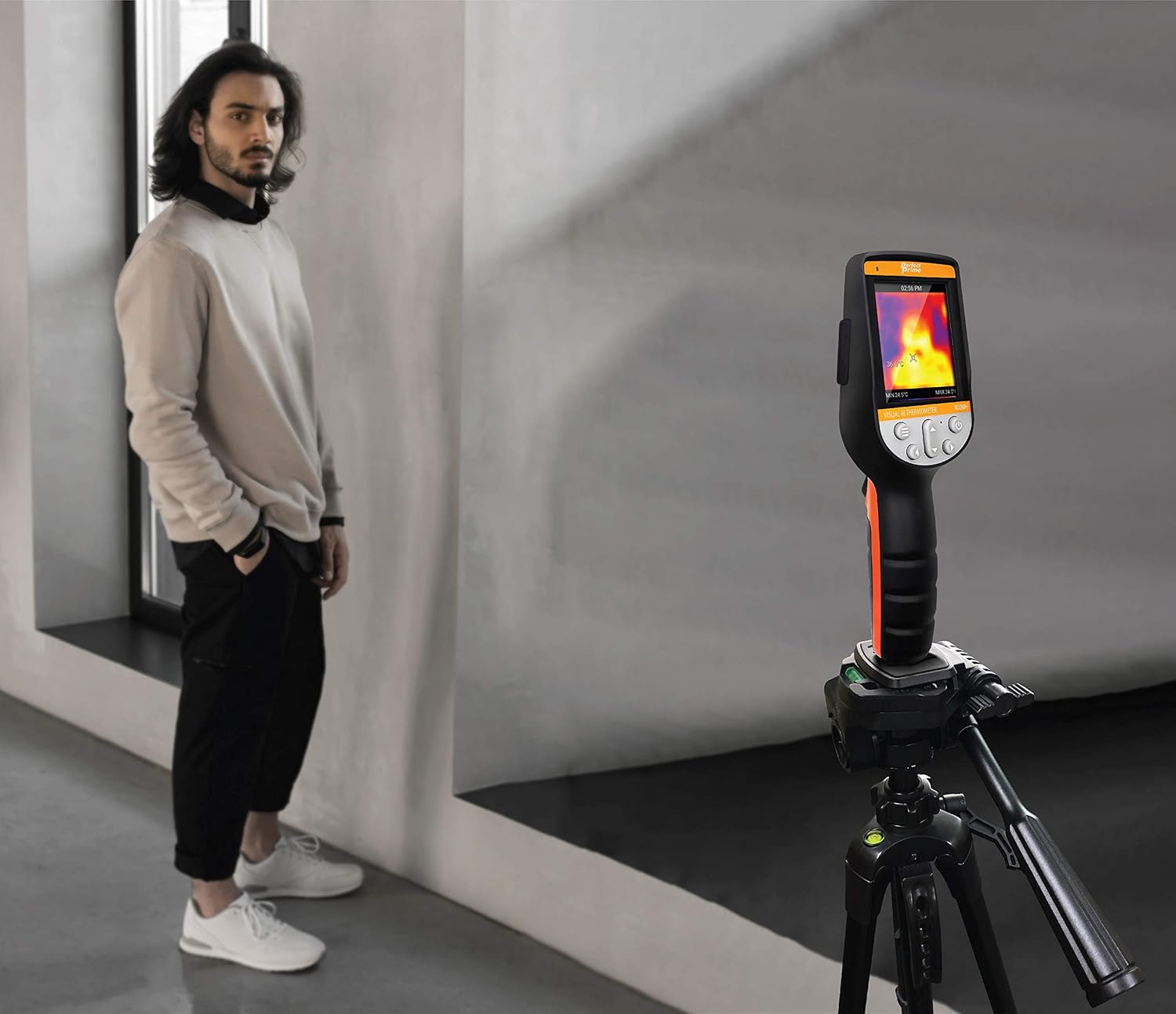 New Product PerfectPrime IR0280H Thermal Camera for Instant Elevated Temperature Detection with Audio Alarm and Photo/Video Capture, 0.3 °C Accuracy 🛒 Crazy Deals PerfectPrime IR0280H Thermal Camera for Instant Elevated Temperature Detection with Audio Alarm and Photo/Video Capture, 0.3 °C Accuracy