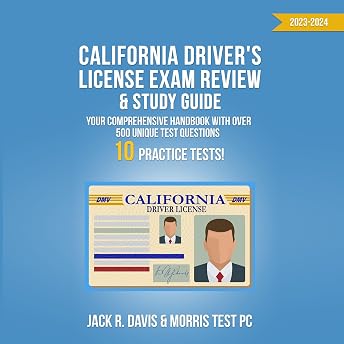 California Driver's License Exam Review & Study Guide 2023-2024 Audiobook by Jack R. Davis episode artwork