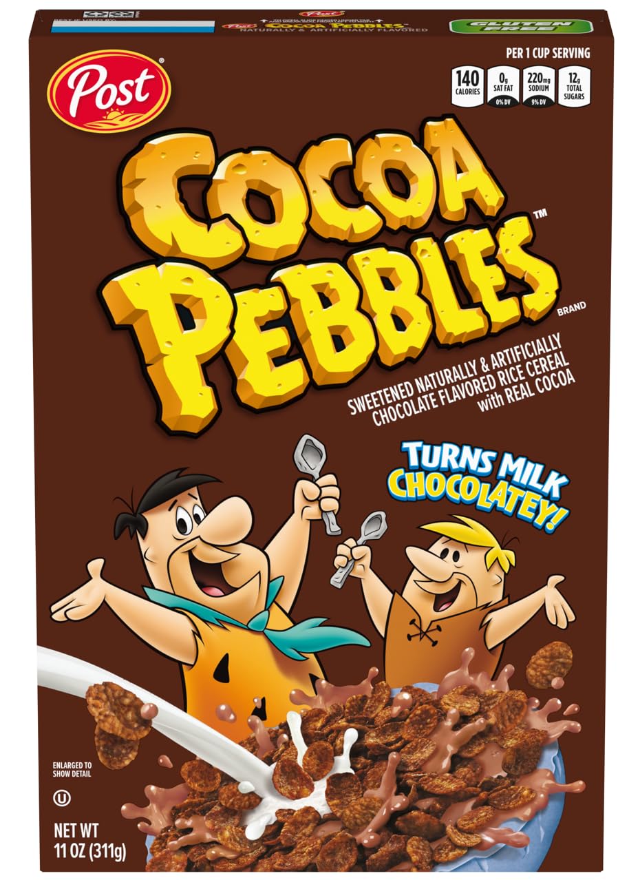 Post Cocoa Pebbles Rice Cereal with Real Cocoa 312g
