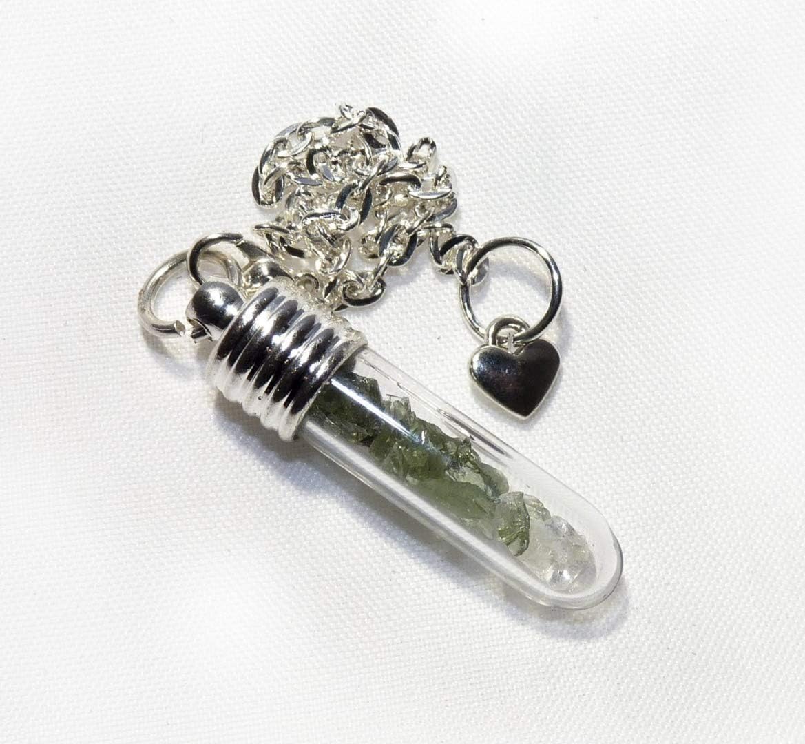 Powerful Authentic Moldavite Crystal Chakra Healing Pendant Transformation Reiki Boxed Gift