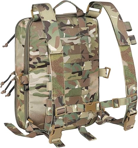 Miniatura 4 de KRYDEX Mochila táctica expandible Militar MOLLE Mochila para Viajar Senderismo Caza, Camo, Mochila táctica