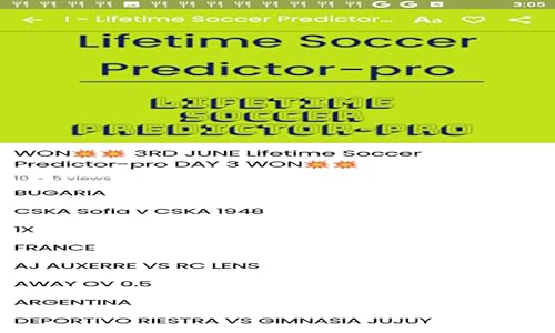 Lifetime Soccer Predictor-pro
