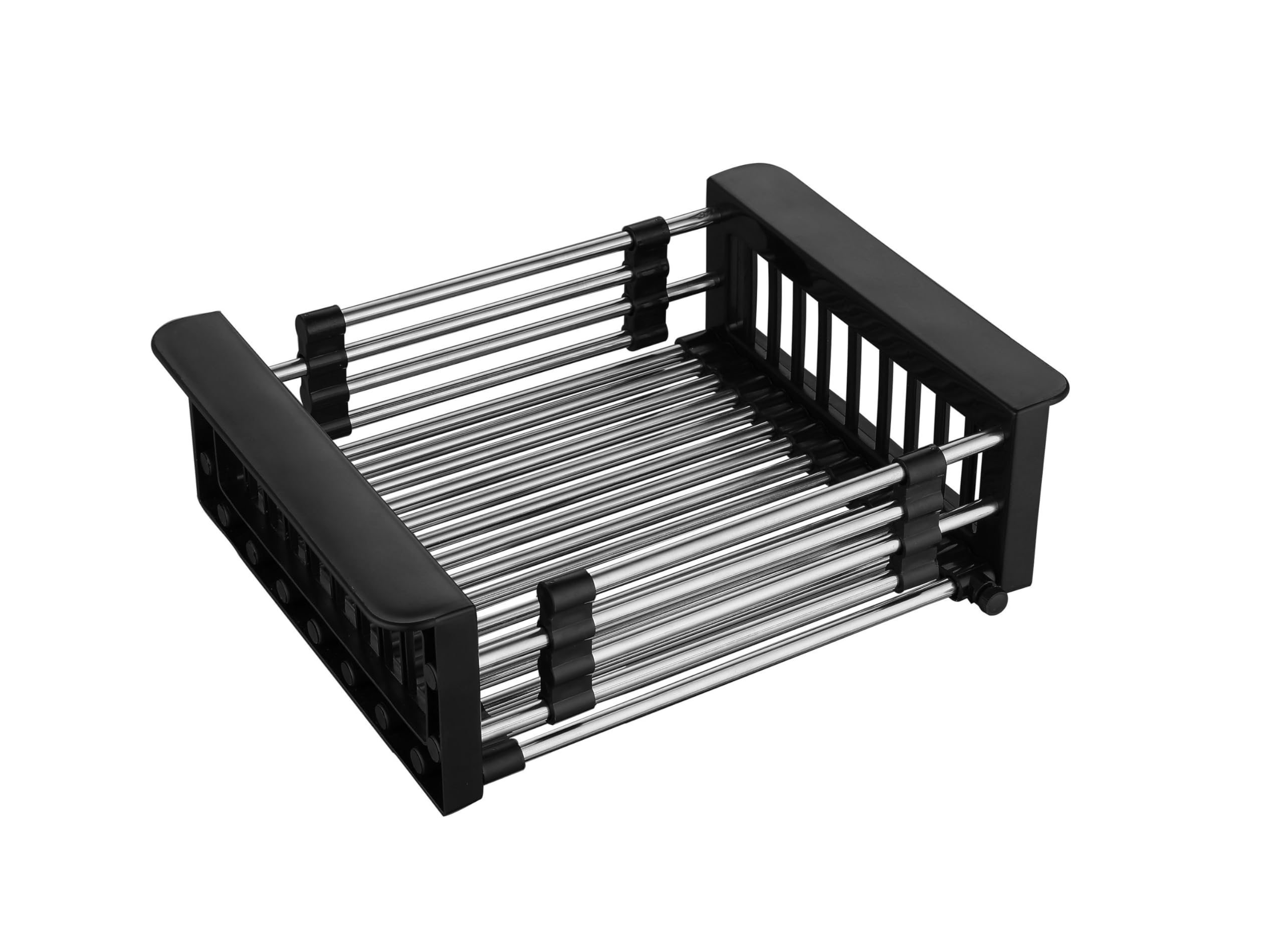 Faizee Home | Granitspüle 100x50 cm – Beidseitig montierbar & kratzfest | Inkl. Spülkorb & Siphon-Set | Hochwertige Küchenspüle aus Granit für modernes Küchendesign (Schwarz, Mit Armatur & Spülkorb)