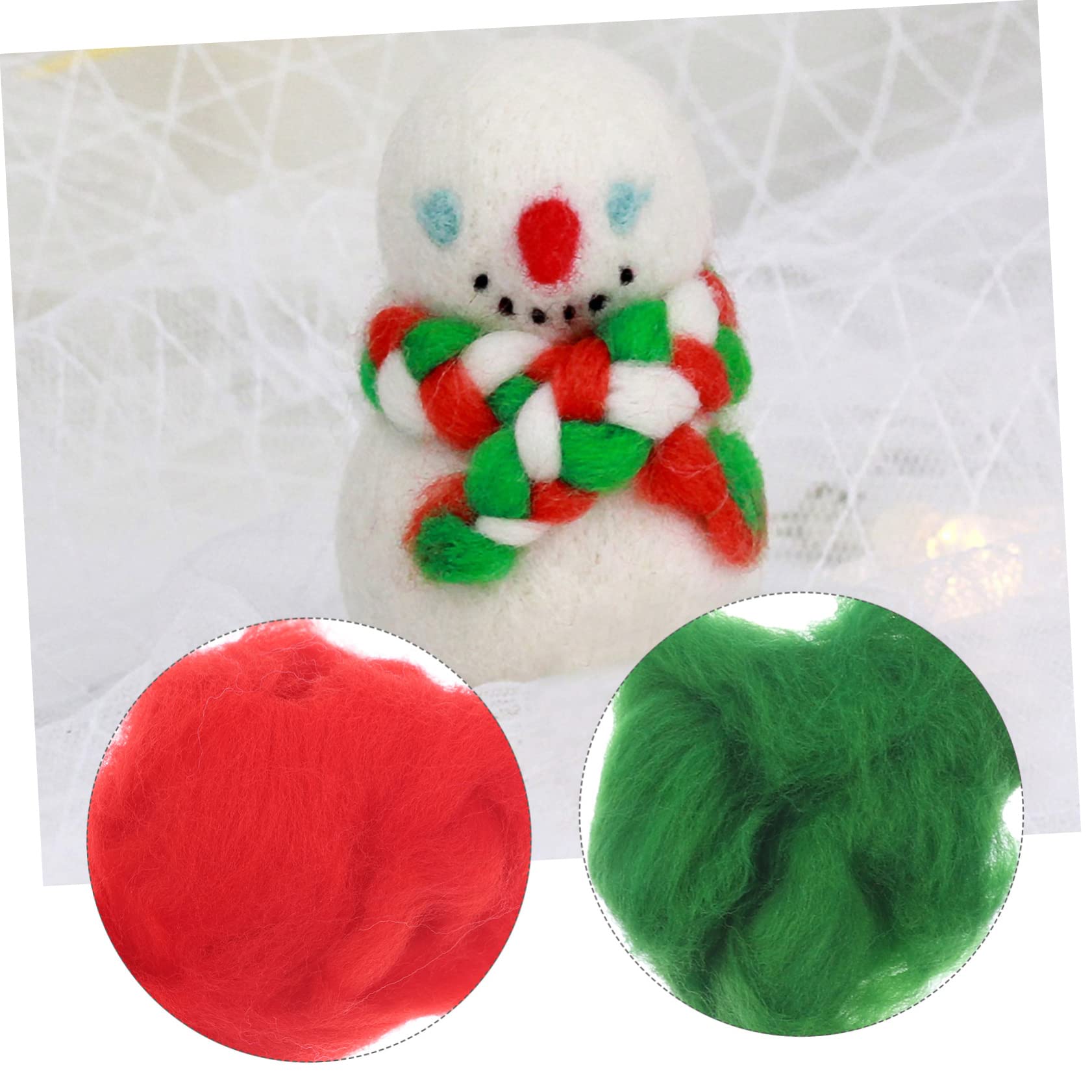 NUOBESTY 72stücke Filzwolle Für Nadelfilz Bunte Bastelmaterialien Hochwertige Schafwolle Für Kreative Projekte Geeignet Für Dekoration Spielzeug Und