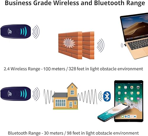 Vista 7 de ScanAvenger Escáner de código de barras Bluetooth portátil mini inalámbrico: escáneres manuales - Pistola de escaneo 1D inalámbrica y recargable