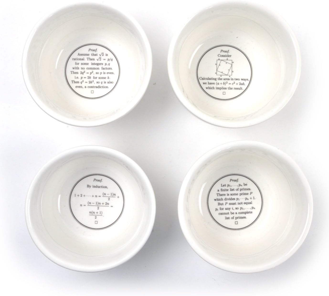 One-Day Sale: Up to 70% Off The Proof Is In The Pudding Bowls - Set of Four - Ceramic