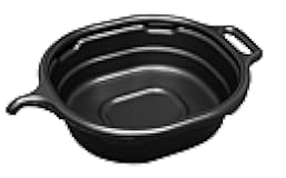 Lisle 17972 4.5 Gallon Oval Drain Pan, Black