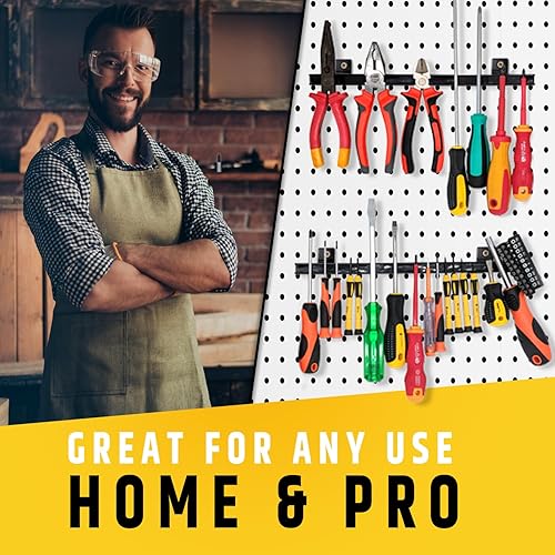 Miniatura 8 de Portaherramientas magnéticos resistentes de 12 pulgadas (paquete de 4  48 pulgadas en total)  Fuerza de tracción magnética extremadamente potente