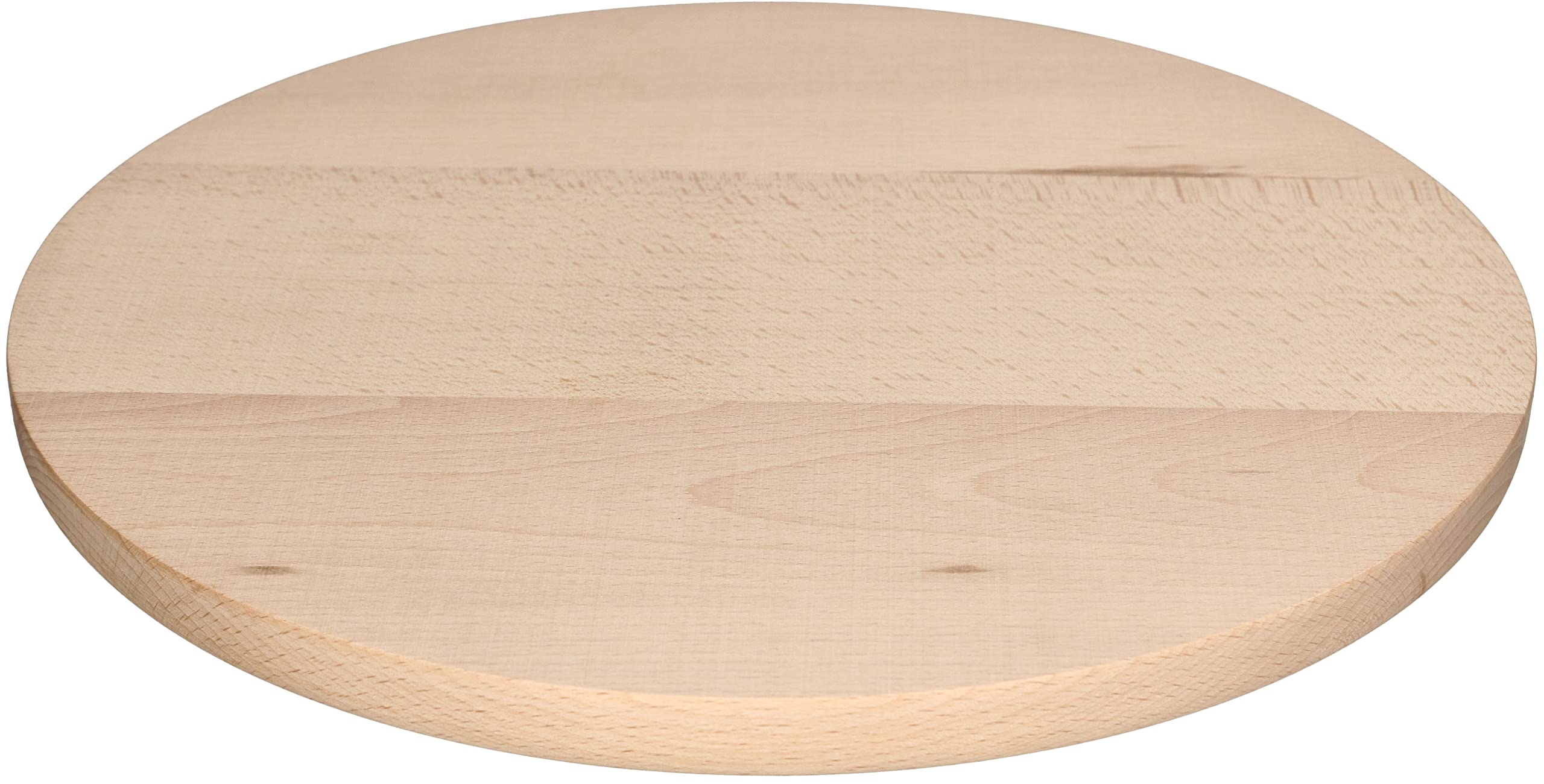 Tagliere Legno Rotondo Doppia Faccia - Faggio 25cm Per Pizza E