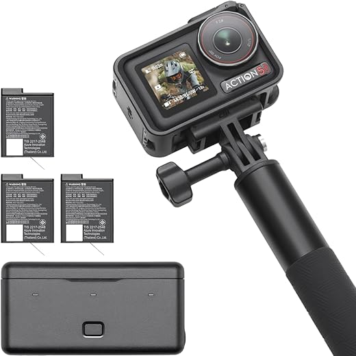 DJI Osmo Action 5 Pro Adventure Combo, Action Camera 4K with 1/1.3