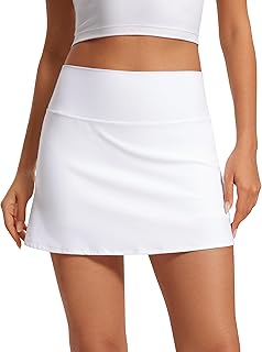 CRZ YOGA Butterluxe Skirts for Women High Waisted A Line Tennis Golf Athletic Casual Skorts with Pockets