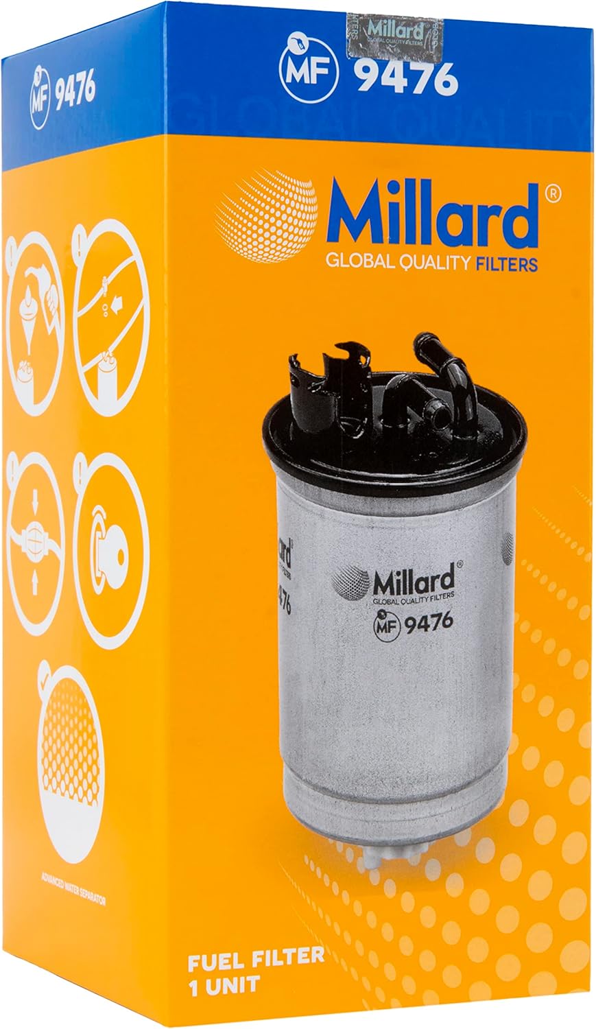 MF-9476 MILLARD Car Fuel Filter