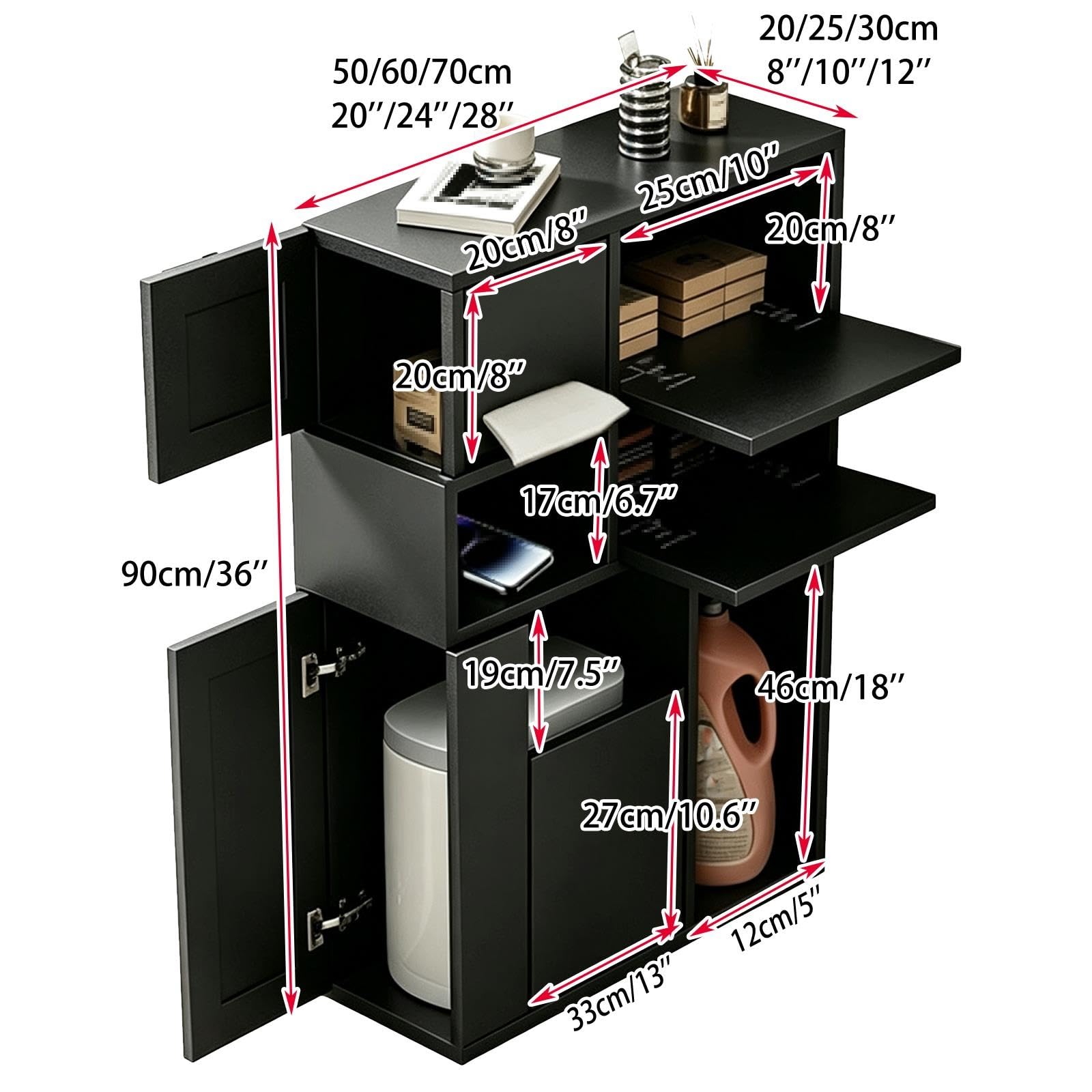 Muebles para Baño de Metal para El Lateral del Inodoro