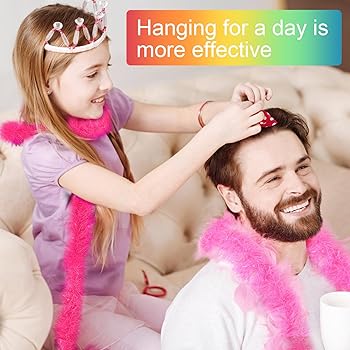 Boa En Plumes Duveteuses De 2 Mètres De Long,bande De Plumes De Dinde Teinte Pour Costumes De Fete Carnaval Chale De Fete 48 50g